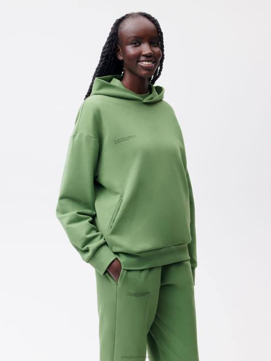 365 mikina s kapucí - Hazel amp R6FH5 stonek zelený oblečení Pangaia ženy