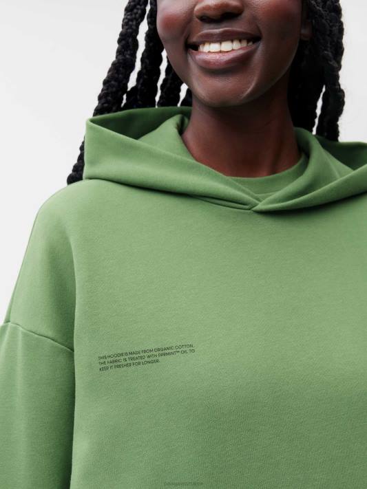 365 mikina s kapucí - Hazel amp R6FH5 stonek zelený oblečení Pangaia ženy