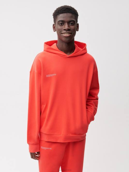 Mikina s kapucí 365 R6FH40 dračí ovoce červené oblečení Pangaia ženy