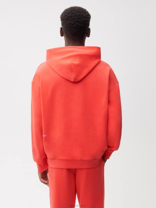 Mikina s kapucí 365 R6FH40 dračí ovoce červené oblečení Pangaia ženy