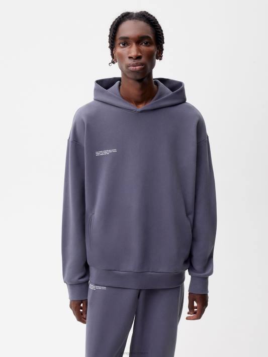 Mikina s kapucí 365 R6FH70 břidlicově modrá oblečení Pangaia ženy