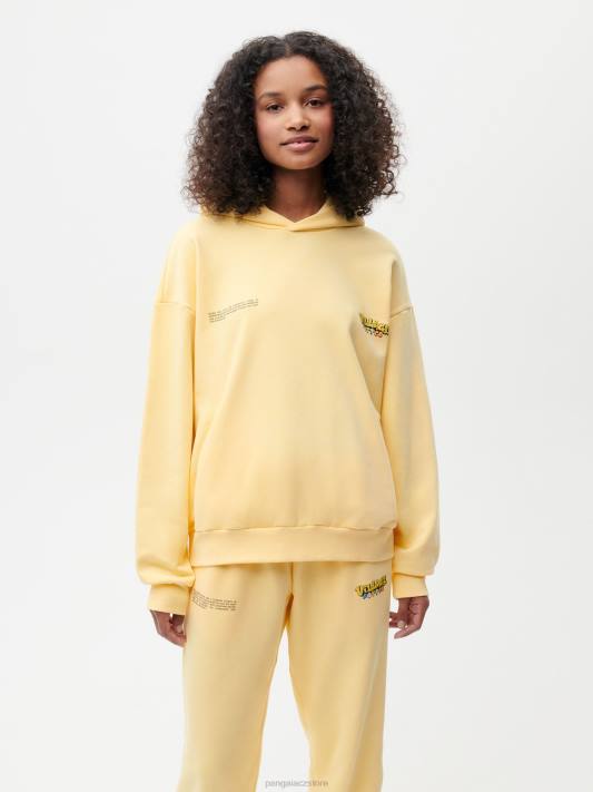Mikina x roberto lugo 365 R6FH64 pryskyřník žlutý oblečení Pangaia ženy