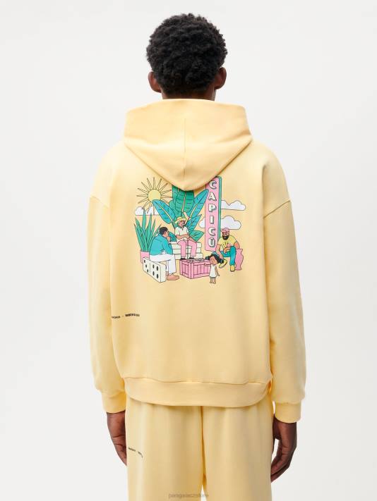 Mikina x roberto lugo 365 R6FH64 pryskyřník žlutý oblečení Pangaia ženy