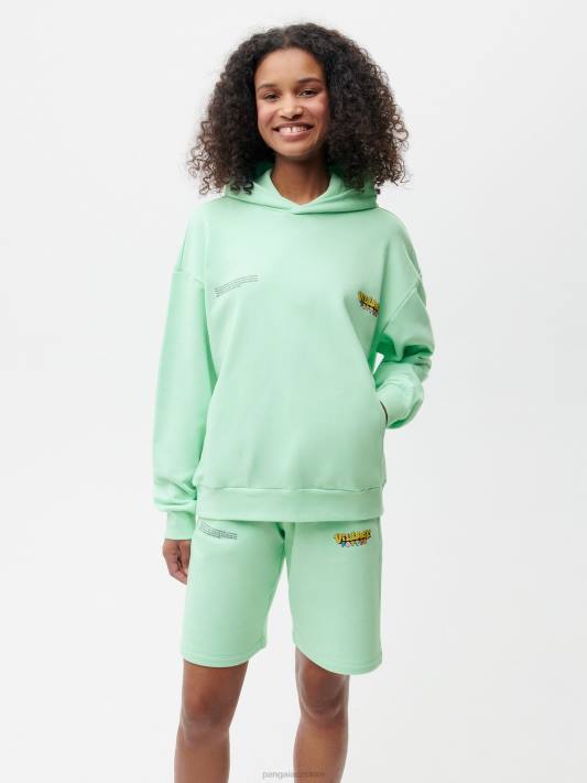 Mikina x roberto lugo 365 R6FH68 lagunová modrá oblečení Pangaia ženy