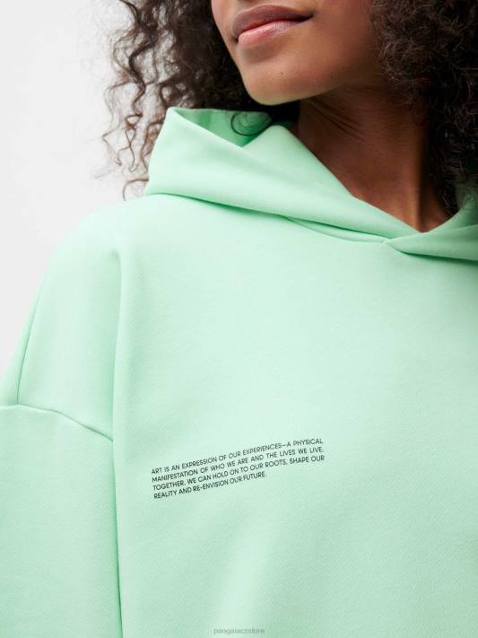 Mikina x roberto lugo 365 R6FH68 lagunová modrá oblečení Pangaia ženy