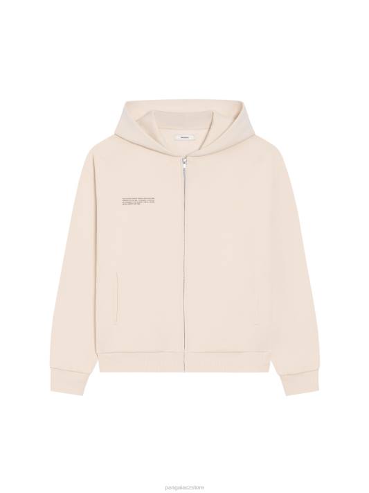 široká mikina na zip R6FH48 písek oblečení Pangaia ženy