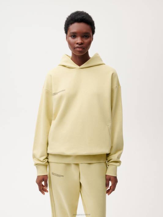 mikina s kapucí na potravinářské barvivo R6FH69 zelená matcha oblečení Pangaia ženy