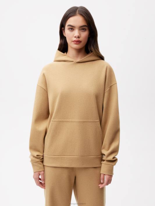 mikina s kapucí z recyklované vlny - l R6FH63 přišel oblečení Pangaia ženy
