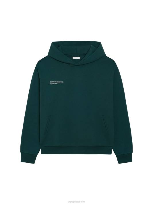 podpisová mikina s kapucí R6FH16 olistění zelené oblečení Pangaia ženy
