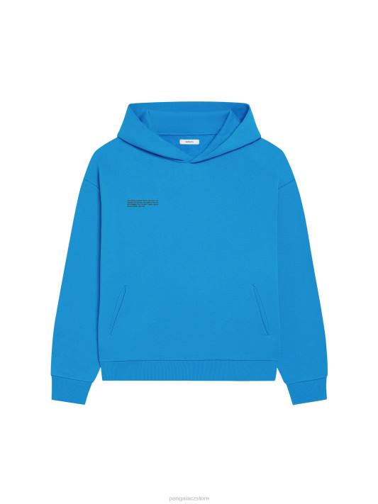 podpisová mikina s kapucí R6FH36 blankytně modrá oblečení Pangaia ženy