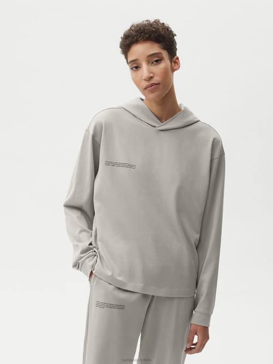 top společenského oblečení z organické bavlny s c-vláknem R6FH67 kámen oblečení Pangaia ženy