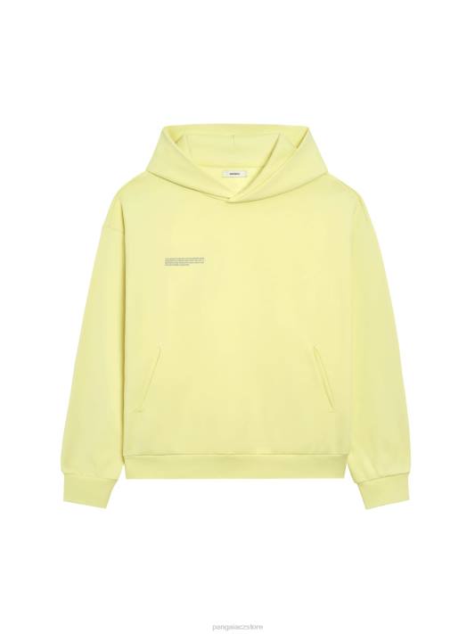 v konverzní bavlněné mikině s kapucí R6FH65 sluneční paprsek žlutý oblečení Pangaia ženy