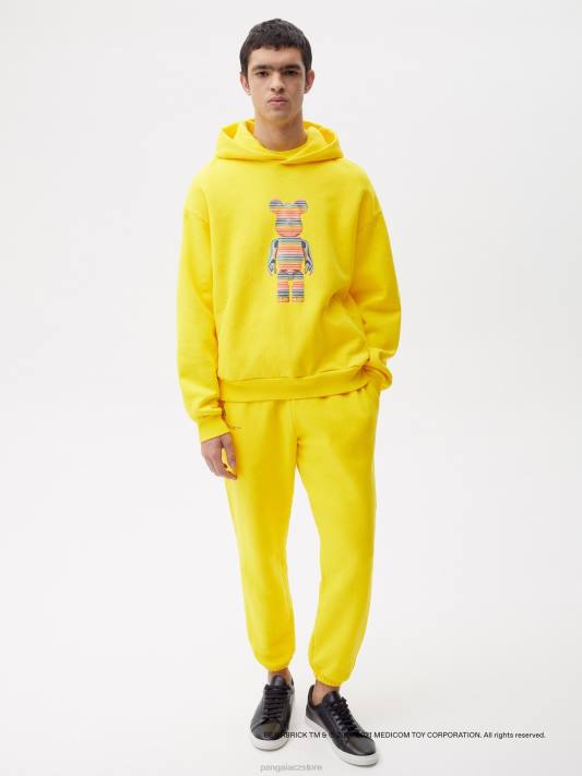 x mikina z recyklované bavlny haroshi be@rbrick R6FH33 šafránově žlutá oblečení Pangaia ženy