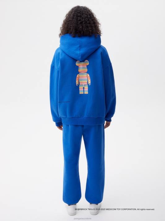 x mikina z recyklované bavlny haroshi be@rbrick R6FH73 kobaltová modř oblečení Pangaia ženy