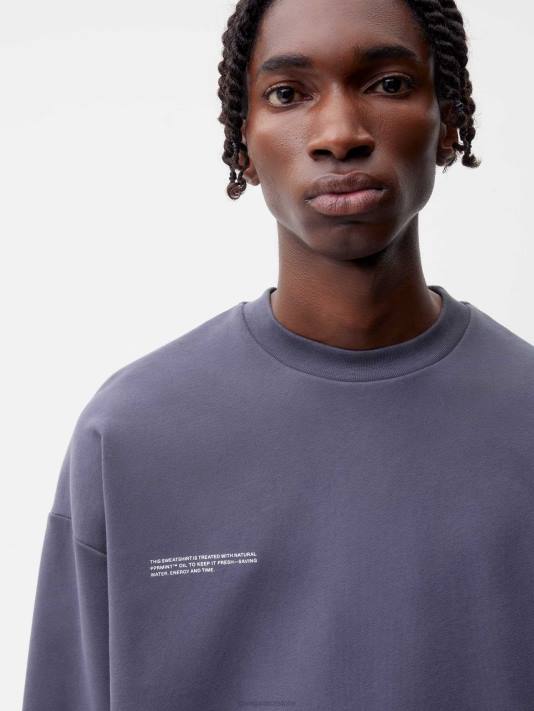 365 mikina R6FH90 břidlicově modrá oblečení Pangaia ženy