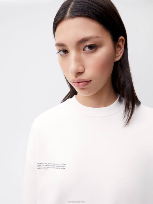 podpisová mikina R6FH110 špinavě bílá oblečení Pangaia ženy