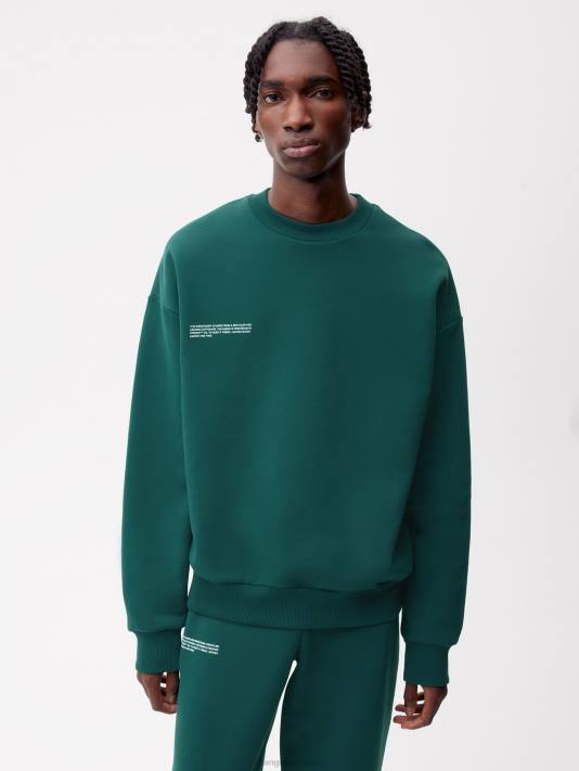 podpisová mikina R6FH111 olistění zelené oblečení Pangaia ženy