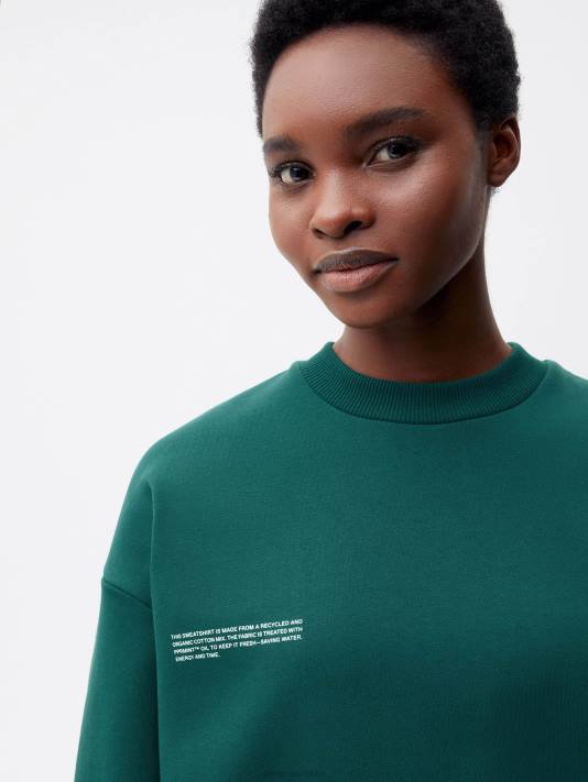 podpisová mikina R6FH111 olistění zelené oblečení Pangaia ženy