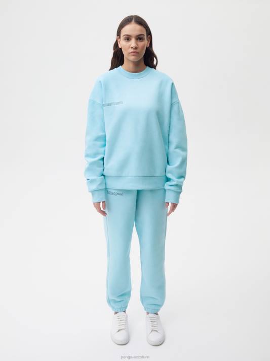 podpisová mikina R6FH95 nebeská modrá oblečení Pangaia ženy