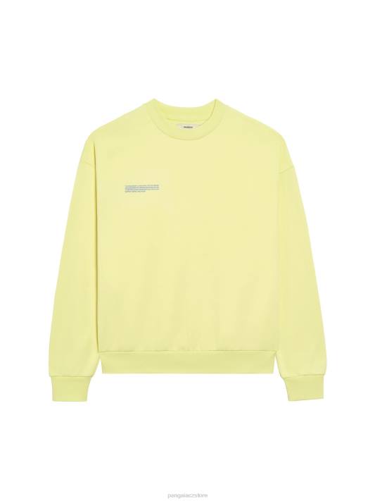 v konverzní bavlněné mikině R6FH118 sluneční paprsek žlutý oblečení Pangaia ženy