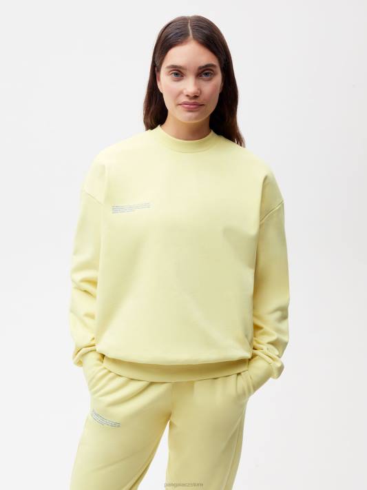 v konverzní bavlněné mikině R6FH118 sluneční paprsek žlutý oblečení Pangaia ženy