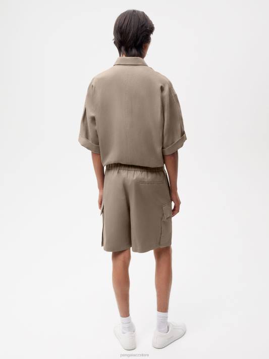 Cargo šortky ze směsi organické bavlny R6FH233 houba oblečení Pangaia ženy