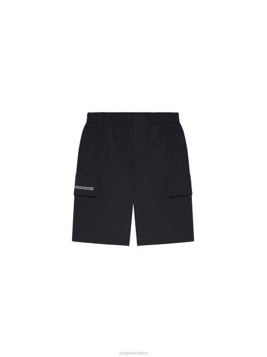 Cargo šortky ze směsi organické bavlny R6FH266 Černá oblečení Pangaia ženy