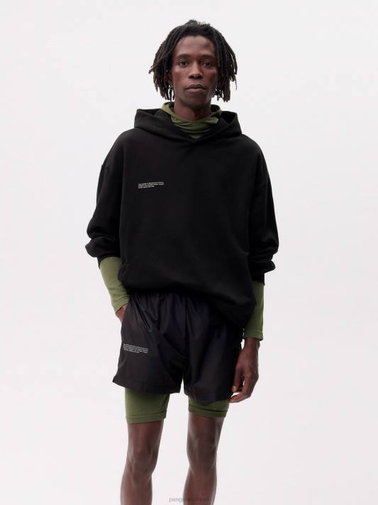 nylonové šortky se zvýšenou degradací R6FH239 Černá oblečení Pangaia ženy