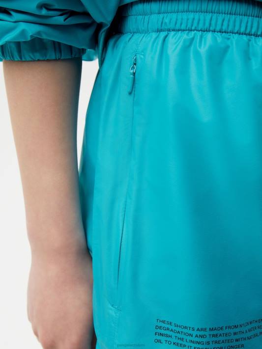 nylonové šortky se zvýšenou degradací R6FH281 paví modrá oblečení Pangaia ženy