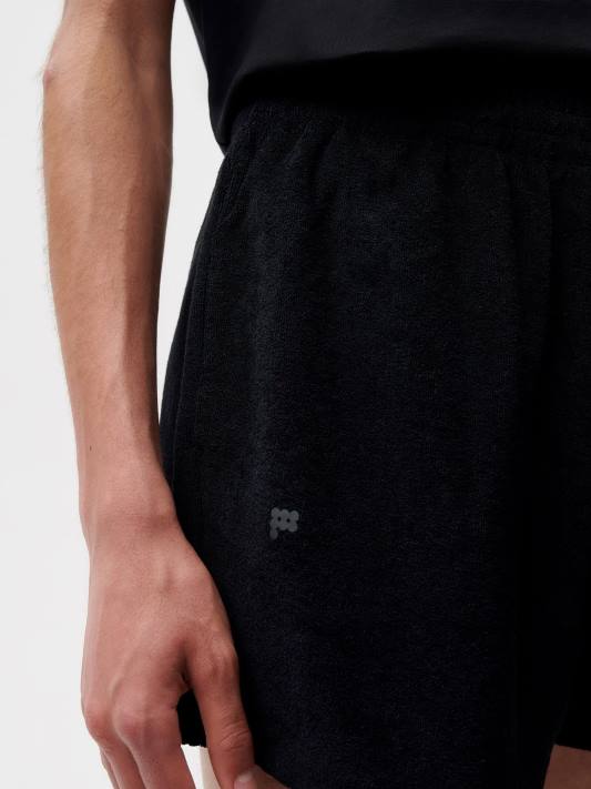 šortky na ručníky R6FH284 Černá oblečení Pangaia ženy