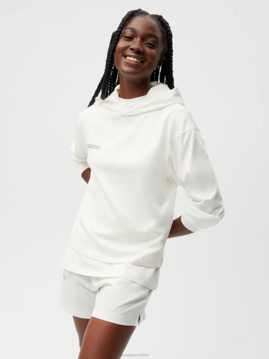 pyžamové šortky z organické bavlny s c-vláknem R6FH236 špinavě bílá oblečení Pangaia ženy