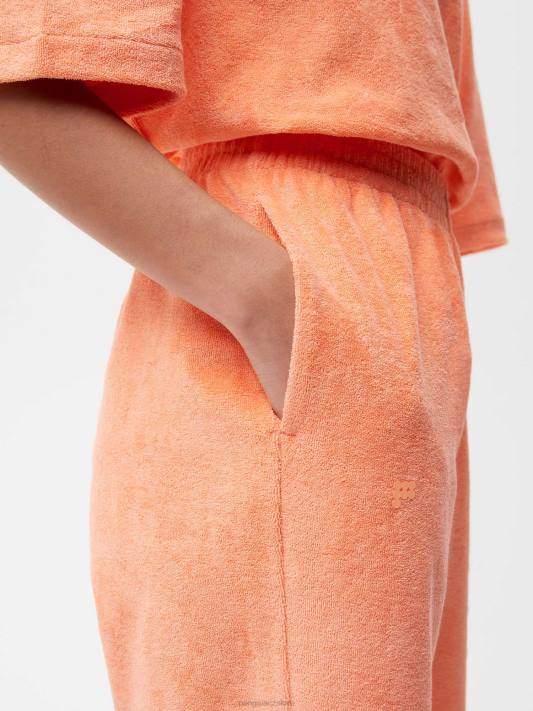 ručníkem dlouhé šortky R6FH277 broskev perfektní oblečení Pangaia ženy