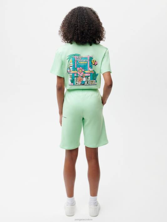 x dlouhé šortky roberto lugo 365 R6FH279 lagunová modrá oblečení Pangaia ženy