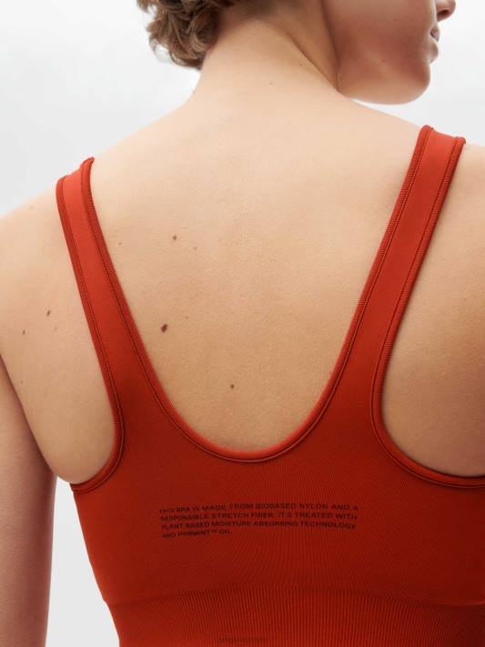 motion x sportovní podprsenka R6FH422 jaspis červený oblečení Pangaia ženy