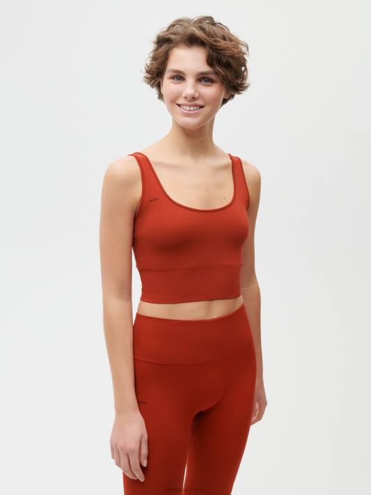 pohyb x tílko R6FH423 jaspis červený oblečení Pangaia ženy