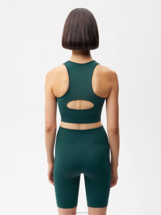 pohybová sportovní podprsenka R6FH413 olistění zelené oblečení Pangaia ženy