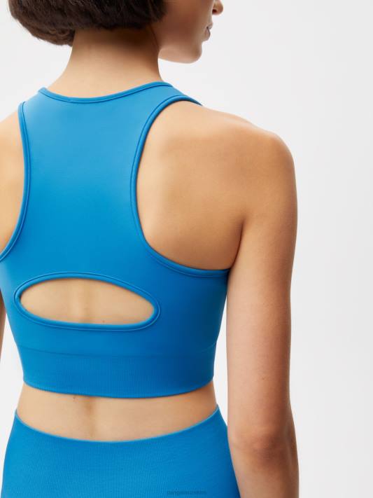 pohybová sportovní podprsenka R6FH424 blankytně modrá oblečení Pangaia ženy