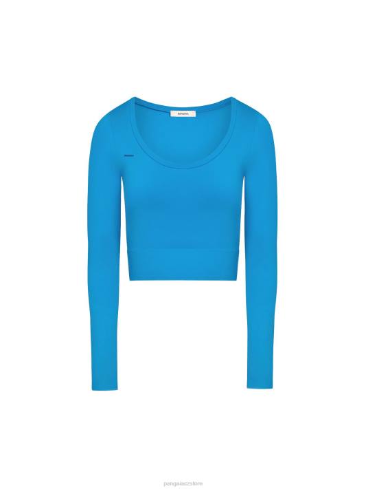 motion top s dlouhým rukávem R6FH218 blankytně modrá oblečení Pangaia ženy