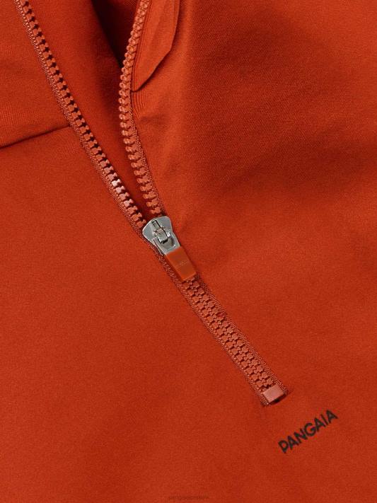 motion x zip s dlouhým rukávem R6FH146 jaspis červený oblečení Pangaia ženy