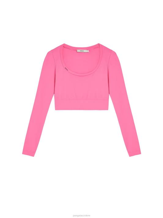 pohyb x top s dlouhým rukávem R6FH145 meloun růžový oblečení Pangaia ženy