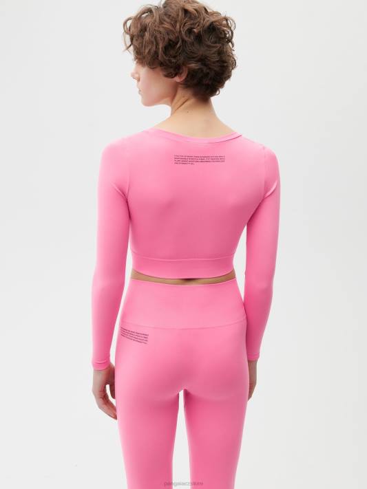 pohyb x top s dlouhým rukávem R6FH145 meloun růžový oblečení Pangaia ženy