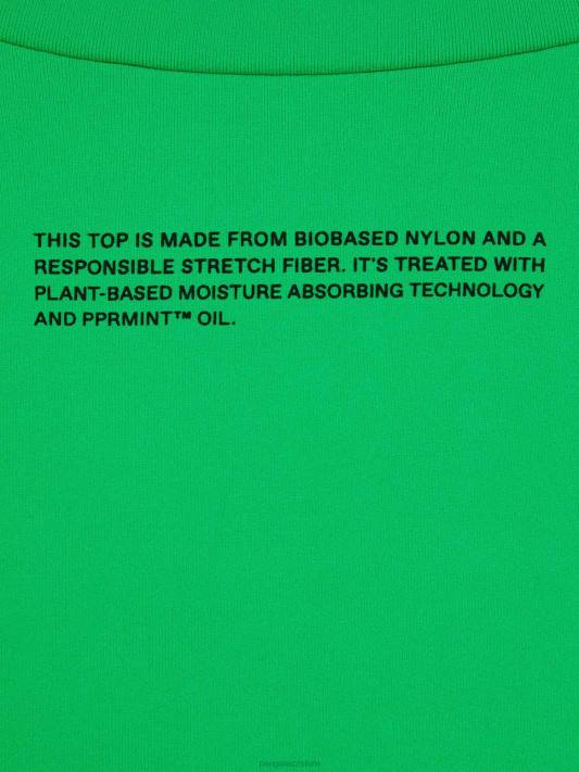 pohyb x top s dlouhým rukávem R6FH217 nefritově zelená oblečení Pangaia ženy