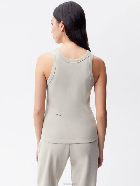 tílko z recyklované bavlny R6FH125 kámen oblečení Pangaia ženy