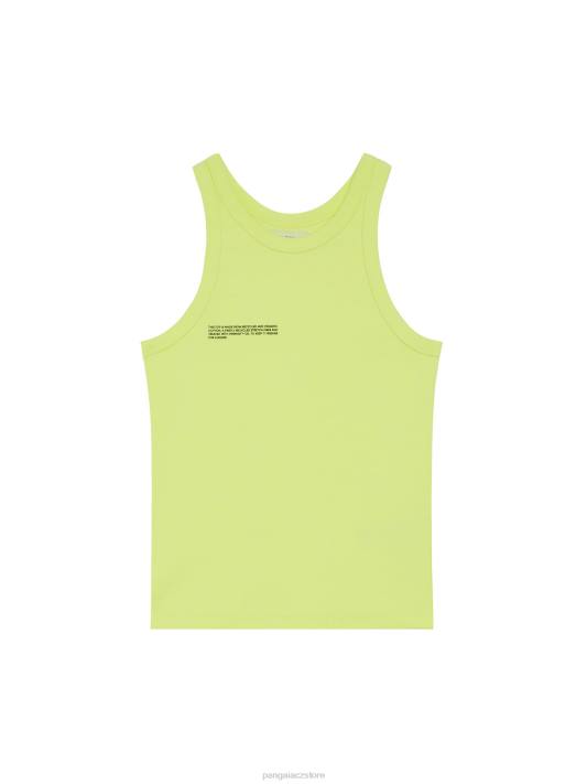 tílko z recyklované bavlny R6FH184 andes zelené oblečení Pangaia ženy