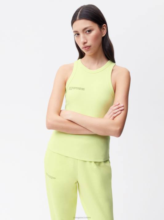 tílko z recyklované bavlny R6FH184 andes zelené oblečení Pangaia ženy