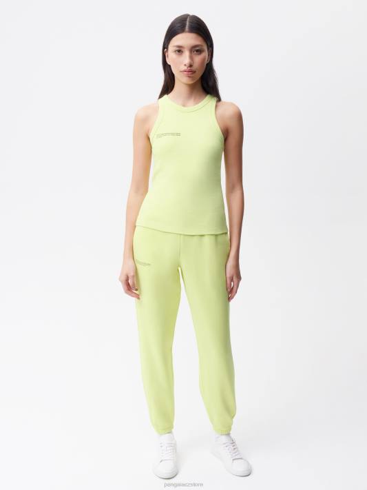 tílko z recyklované bavlny R6FH184 andes zelené oblečení Pangaia ženy