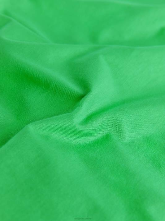 Pprmint organické bavlněné zkrácené jádro trička na ramenou R6FH160 nefritově zelená oblečení Pangaia ženy