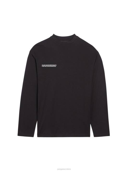 c - triko s dlouhým rukávem z čistého vlákna R6FH151 Černá oblečení Pangaia ženy