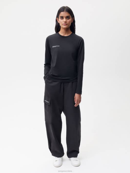 lehké tričko z organické bavlny R6FH126 Černá oblečení Pangaia ženy