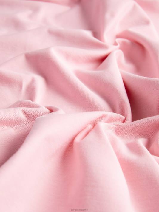 pprmint organické bavlněné tričko se zkráceným ramenem aw21 R6FH192 sakura růžová oblečení Pangaia ženy